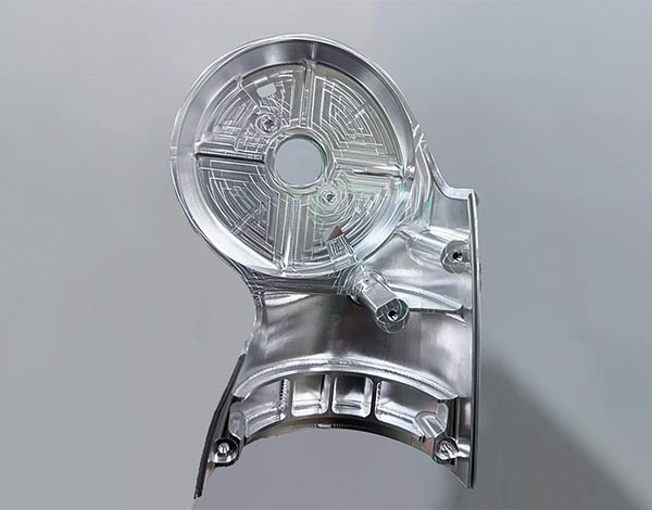 Articulación de brazo robótico de aluminio mecanizado CNC de 5 ejes