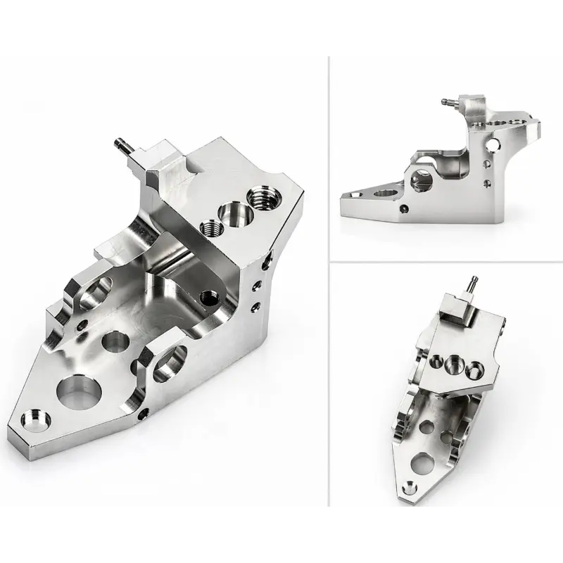 Caja de mecanizado CNC con soporte de acero inoxidable de precisión - Sistema de turbina de gas