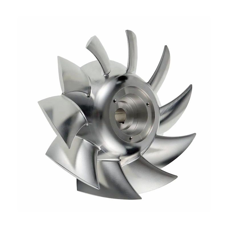 Componentes de turbina mecanizados por CNC